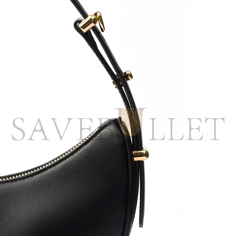 PRADA ARQUÉ SMALL LEATHER SHOULDER BAG 1BC194 (22.5*18.5*6cm)